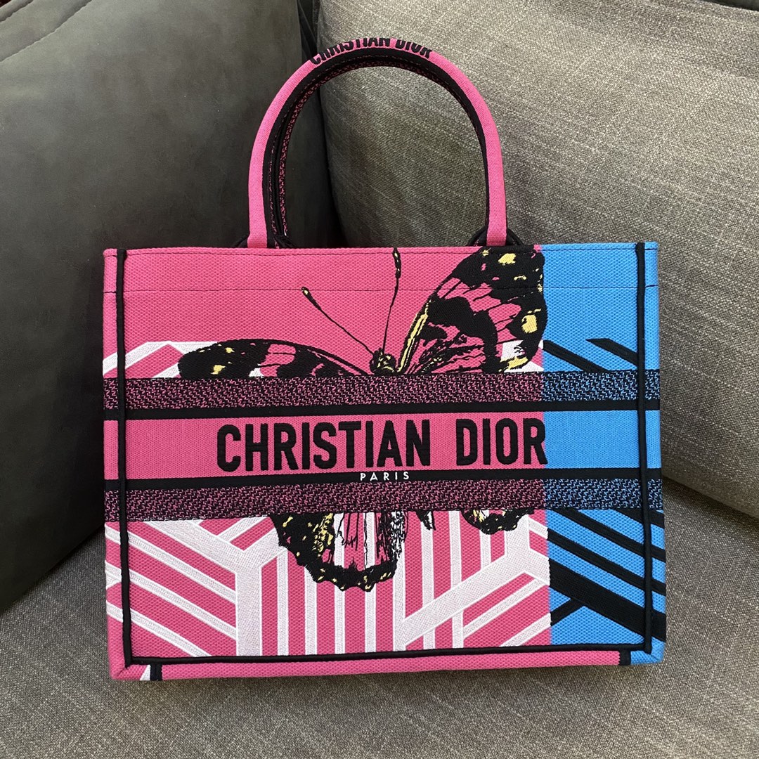 Dior Book Tote D-Jungle Pop（36.5*28*17.5cm） - PerfectKickZ