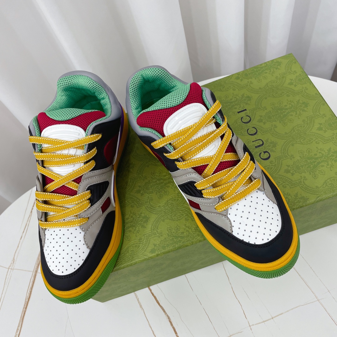 Gucci  Basket Sneaker With Lnterlocking G  - 