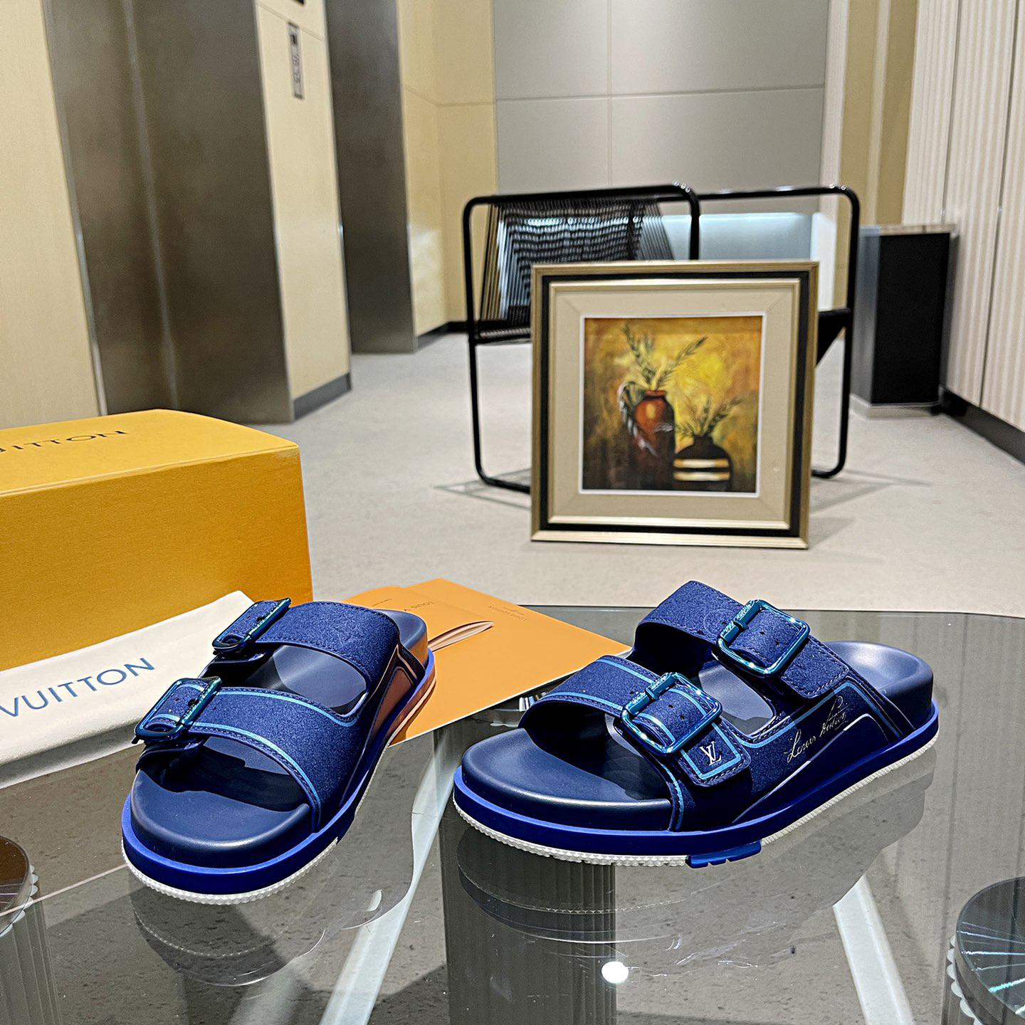 Louis Vuitton Men's Trainer Slippers - PerfectKickZ