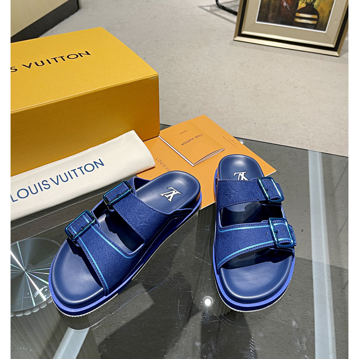 Louis Vuitton Men's Trainer Slippers - PerfectKickZ
