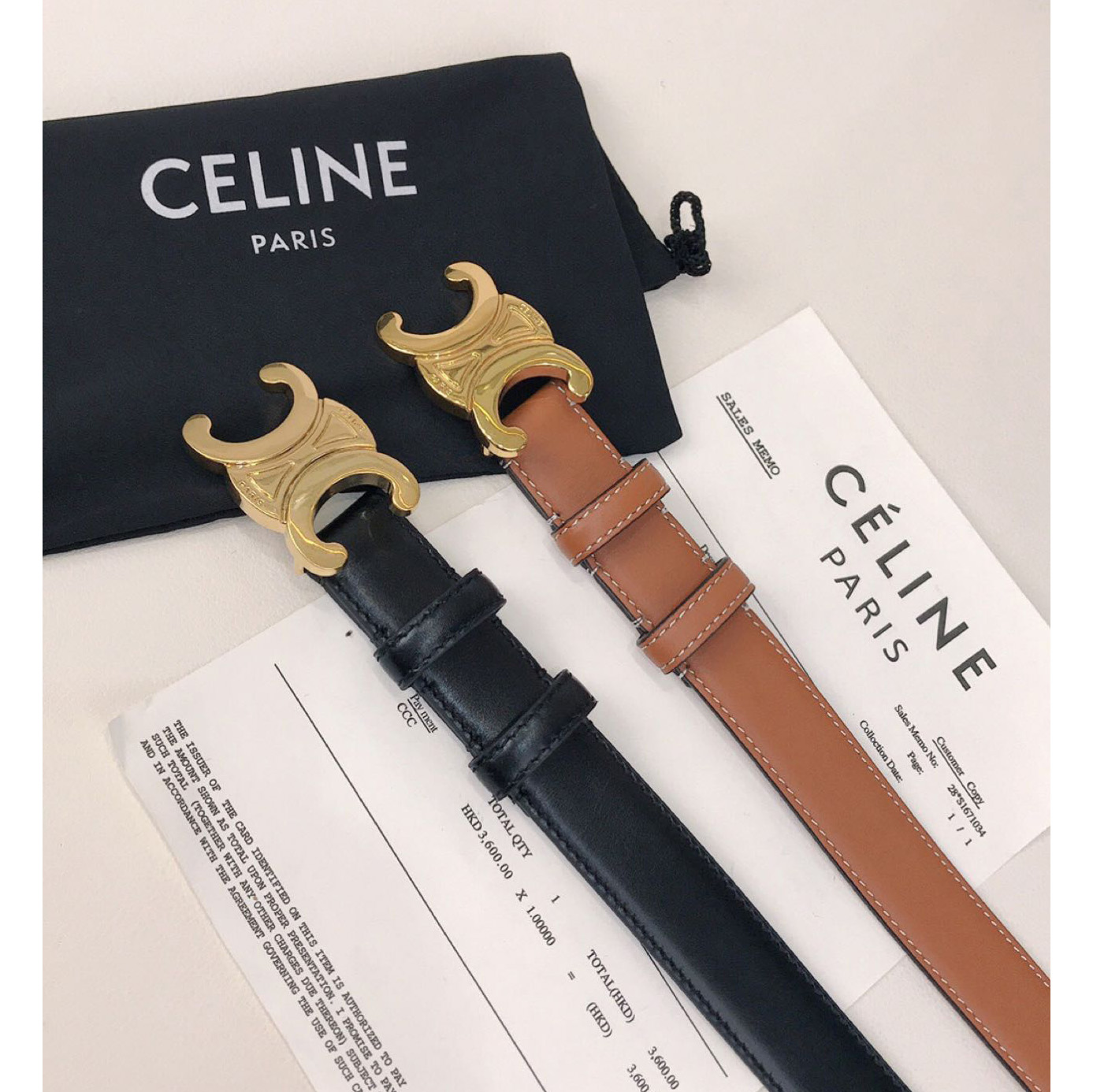 Celine Triomphe Belt - PerfectKickZ