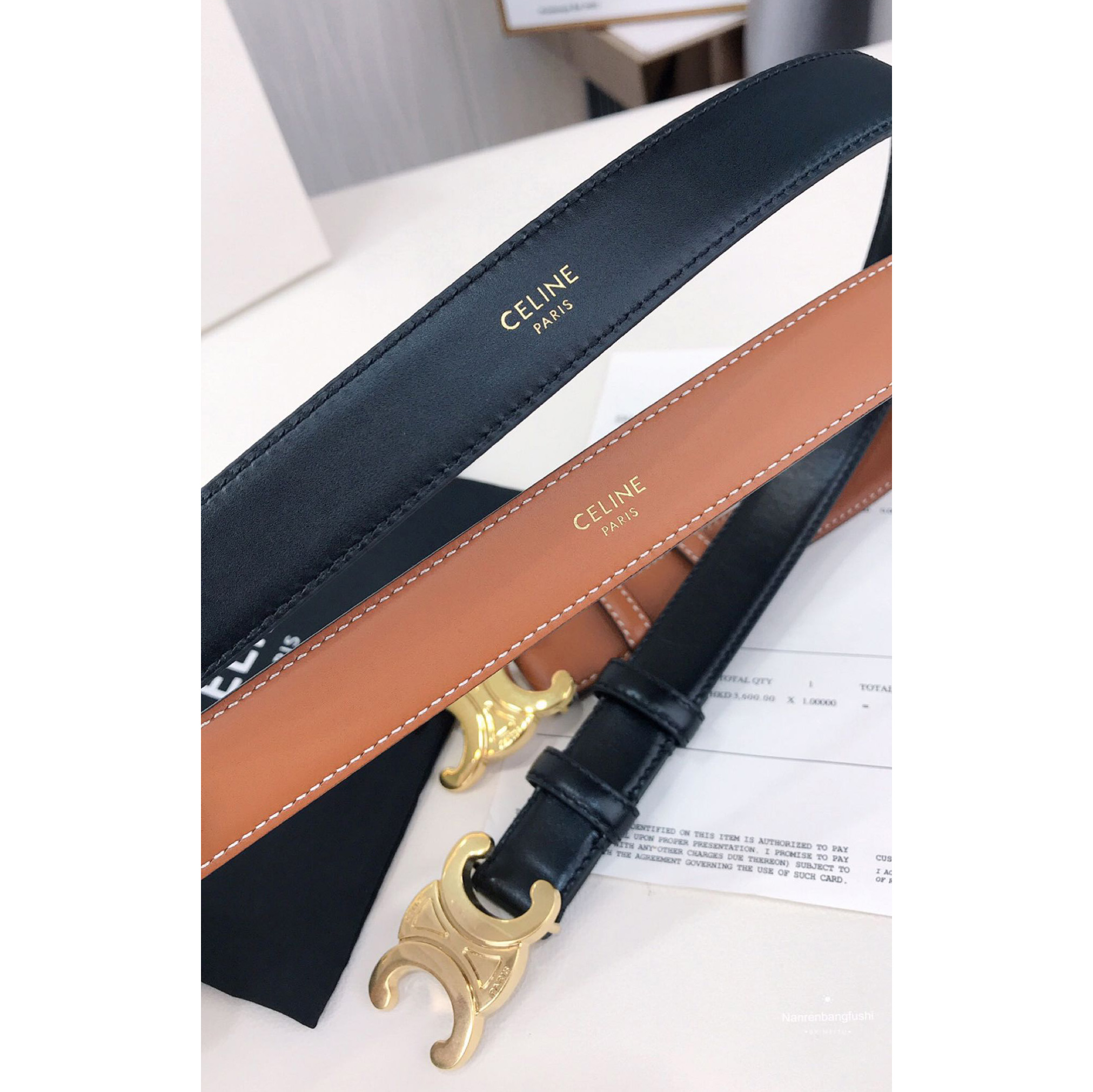 Celine Triomphe Belt - PerfectKickZ