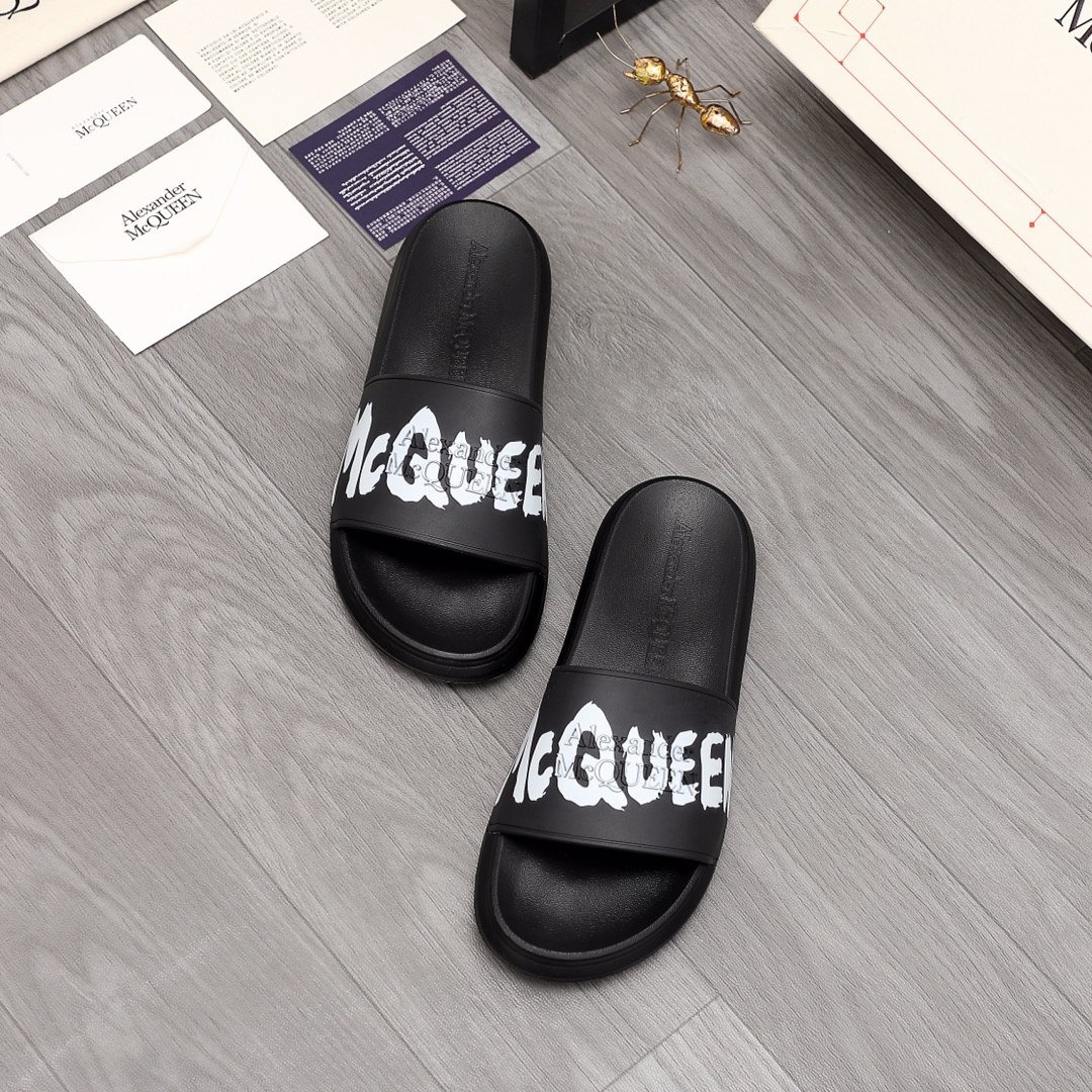 Alexander Mqueen Logo Slipper - PerfectKickZ