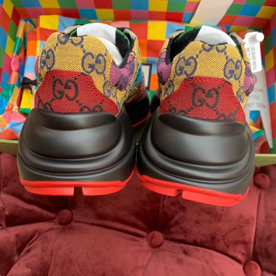 Gucci GG Multicolor Series Rhyton  Sneakers - PerfectKickZ