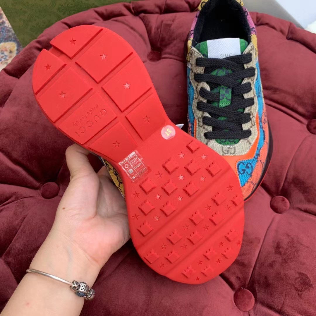 Gucci GG Multicolor Series Rhyton  Sneakers - PerfectKickZ