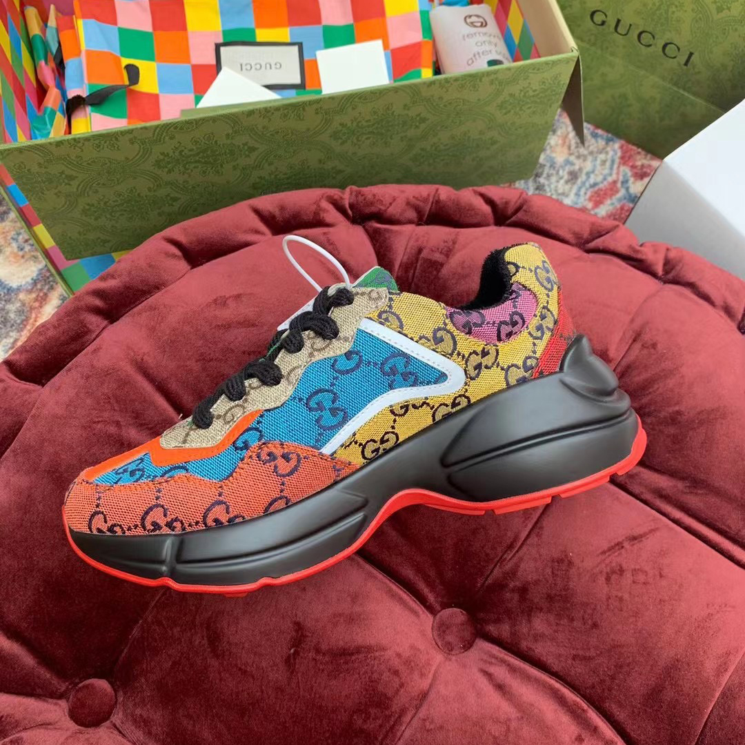 Gucci GG Multicolor Series Rhyton  Sneakers - PerfectKickZ