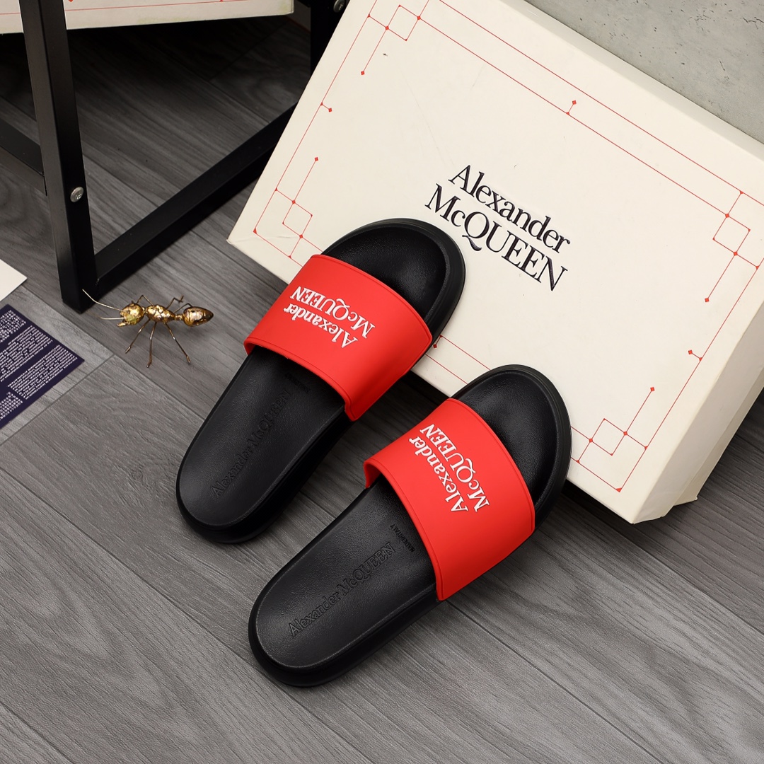Alexander Mqueen Logo Slipper - PerfectKickZ