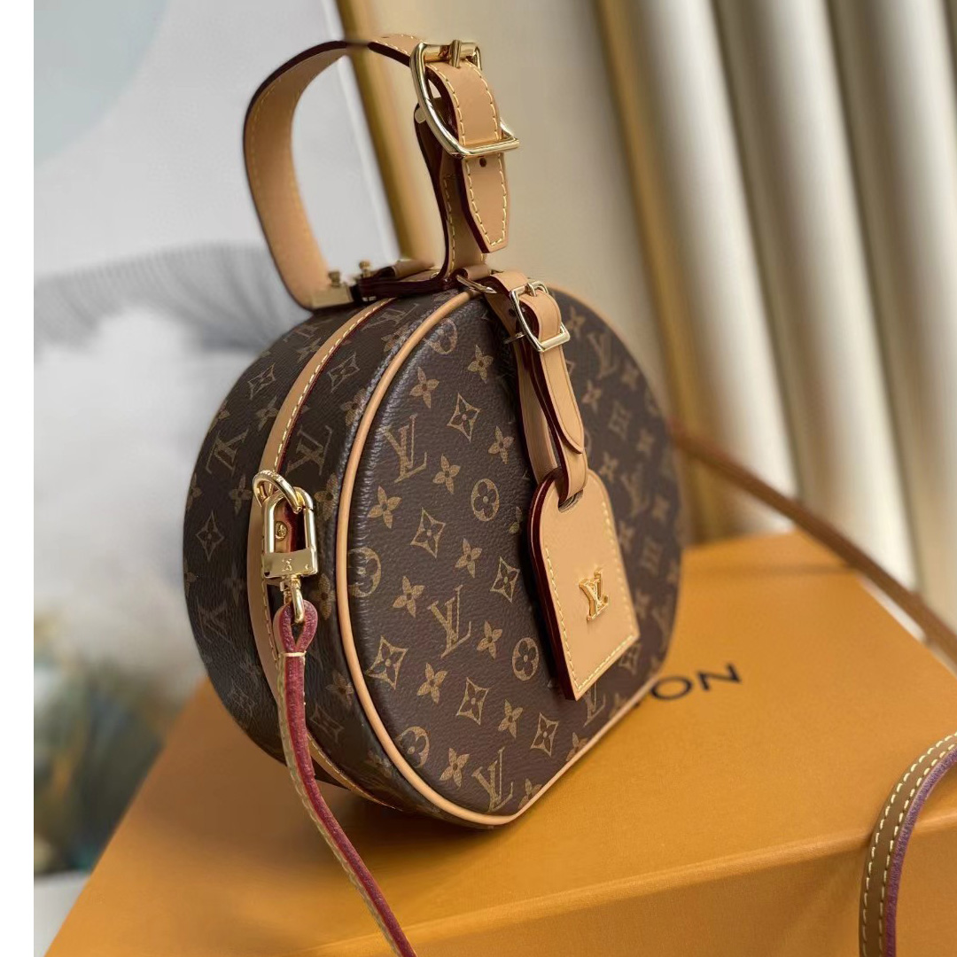Louis Vuitton Petite Boite Chapeau(17.6-16.5-7.5cm)   M43514 - PerfectKickZ