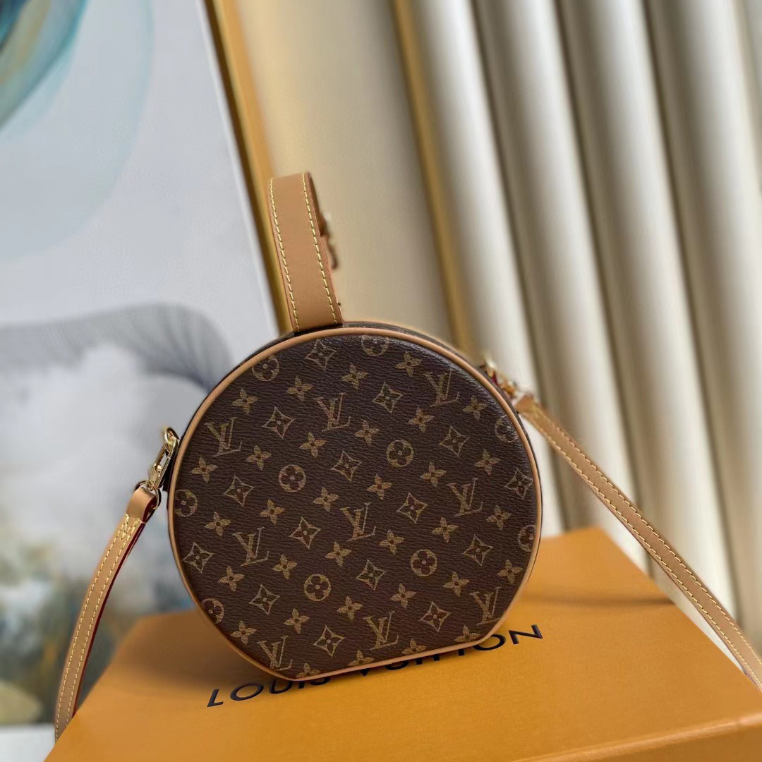 Louis Vuitton Petite Boite Chapeau(17.6-16.5-7.5cm)   M43514 - PerfectKickZ