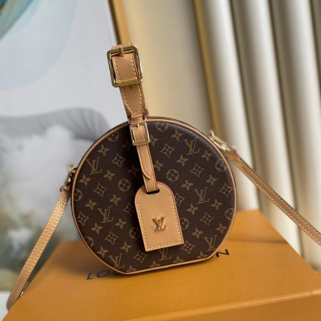 Louis Vuitton Petite Boite Chapeau(17.6-16.5-7.5cm)   M43514 - PerfectKickZ