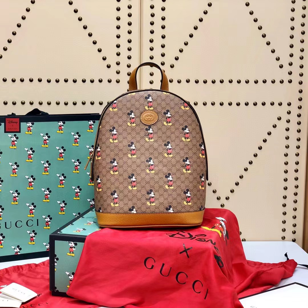 Gucci x Disney Mickey Mouse Medium Backpack（22-29-12CM） - PerfectKickZ