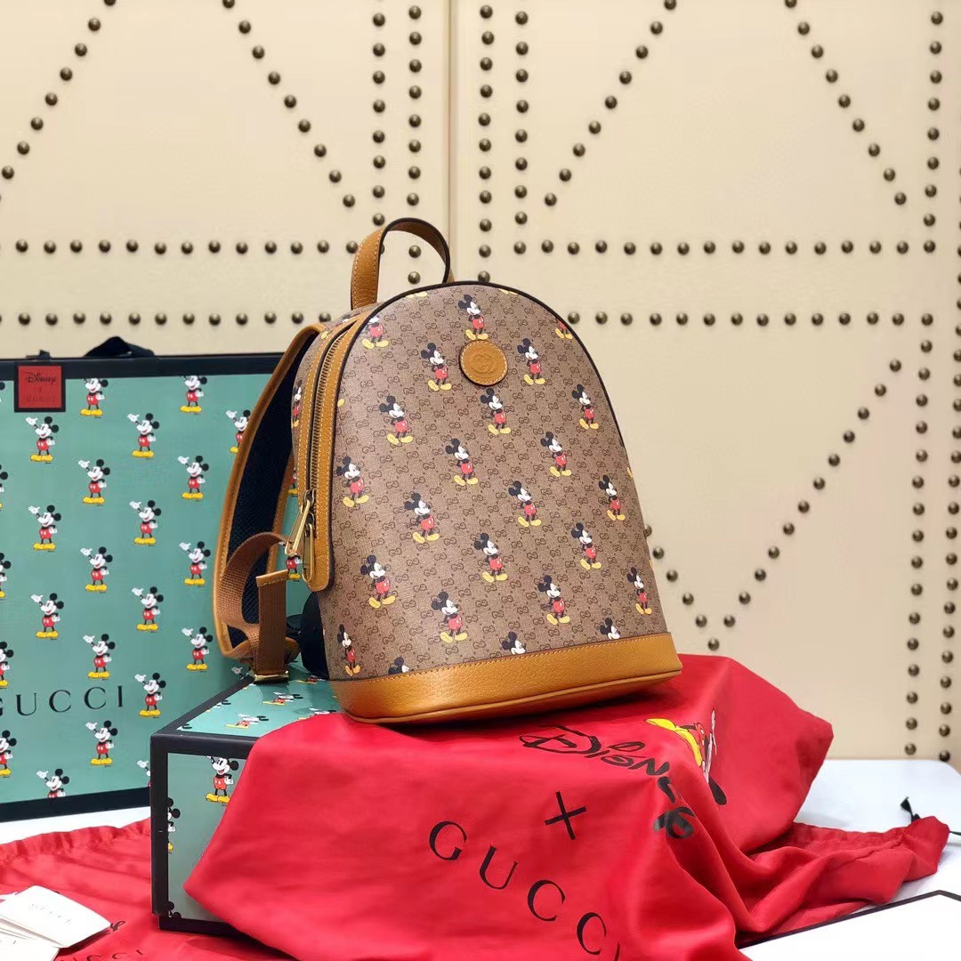 Gucci x Disney Mickey Mouse Medium Backpack（22-29-12CM） - PerfectKickZ