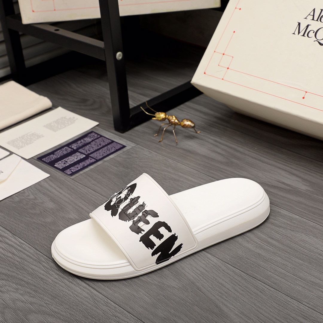 Alexander Mqueen Logo Slipper - PerfectKickZ