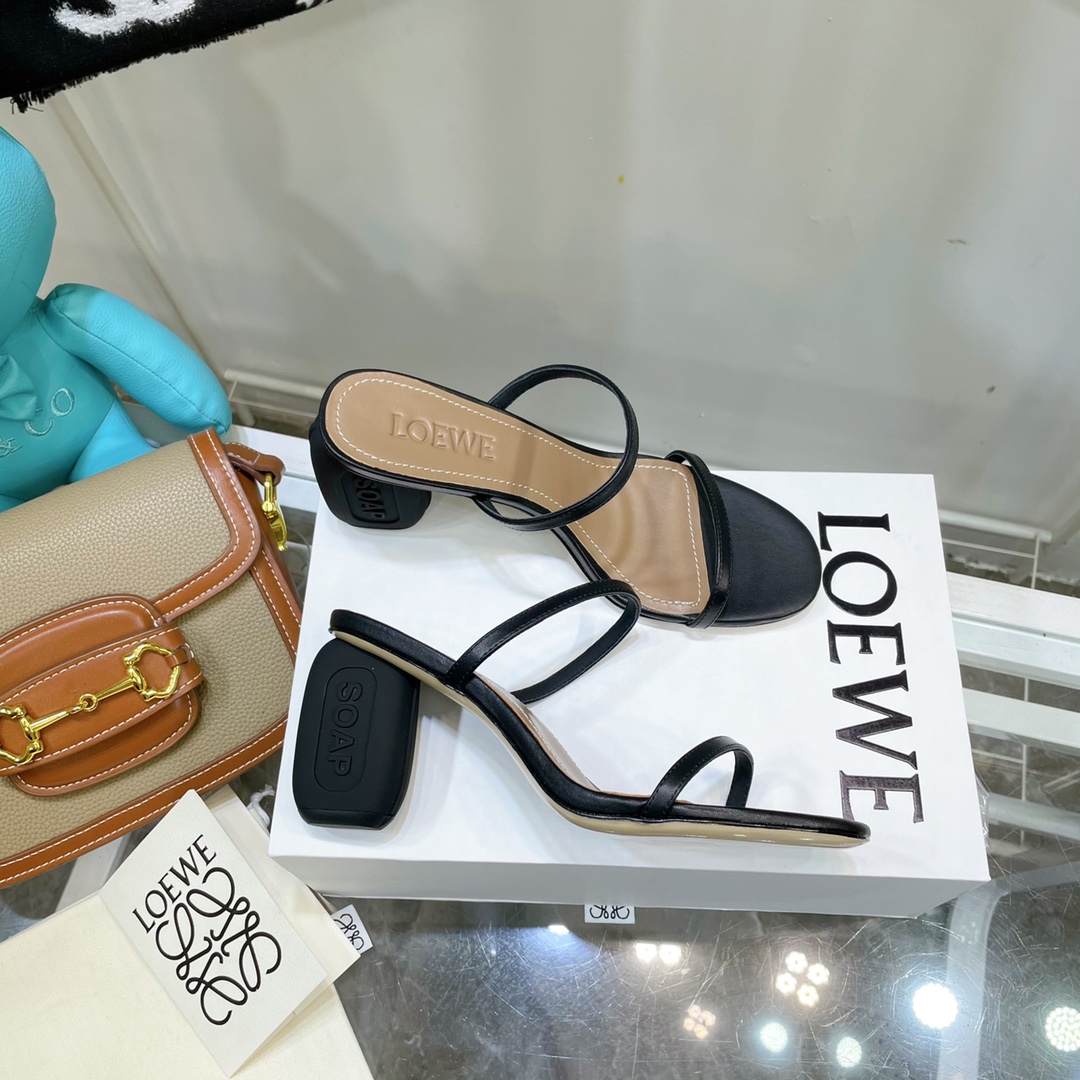 Loewe Women's High Heeled Sandals （Heel 6cm） - 