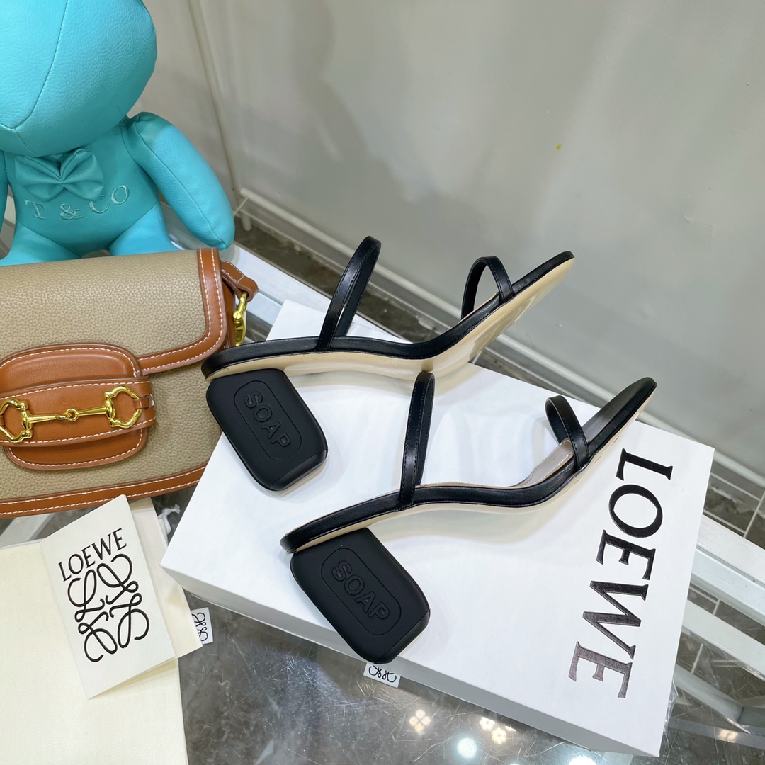 Loewe Women's High Heeled Sandals （Heel 6cm） - 