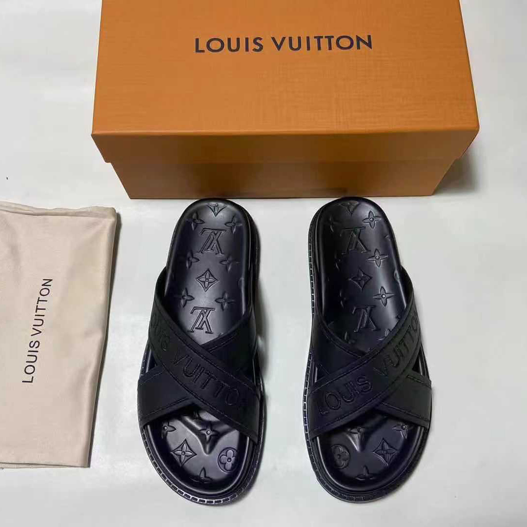 Louis Vuitton Monogram Slippers(Upon UK Size) - PerfectKickZ