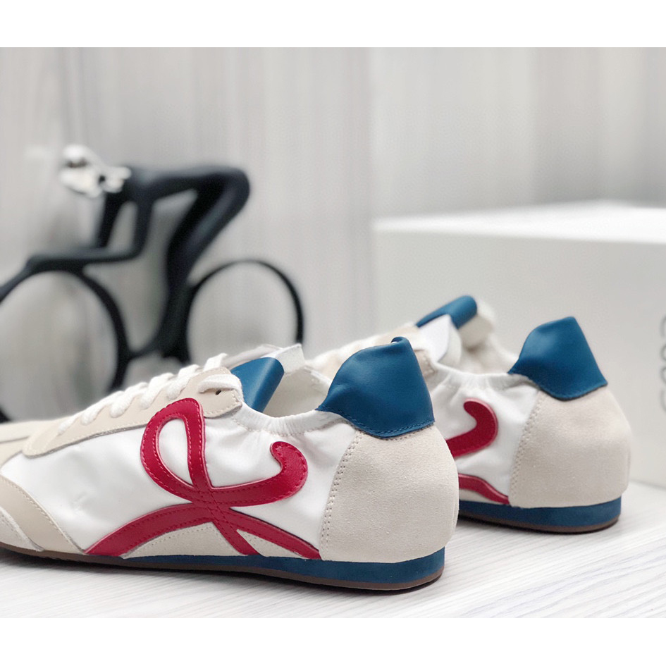 Loewe Ballet Runner In Nylon And Calfskin - 