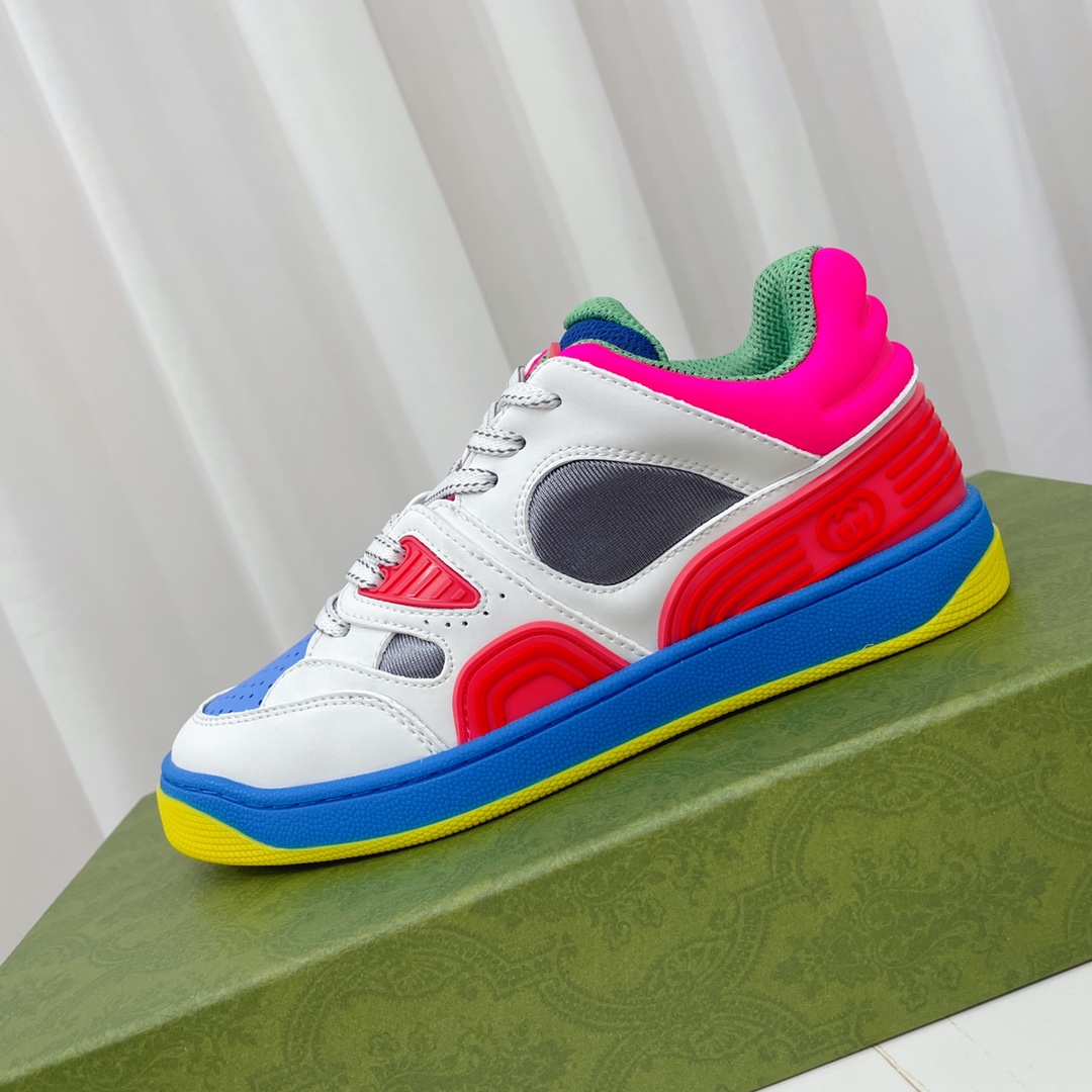 Gucci  Basket Sneaker With Lnterlocking G  - PerfectKickZ