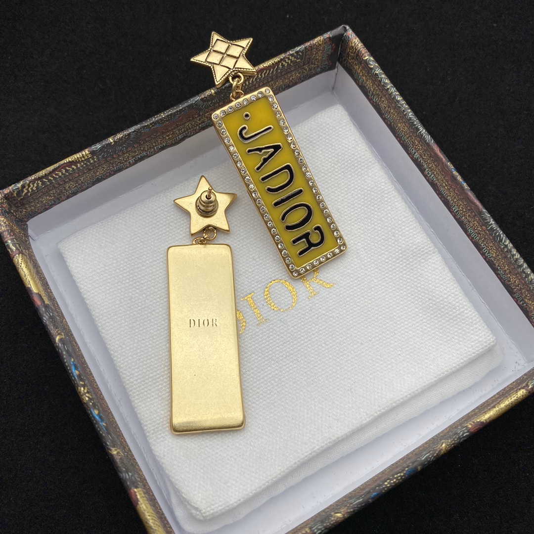 Dior Square Earrings  - PerfectKickZ