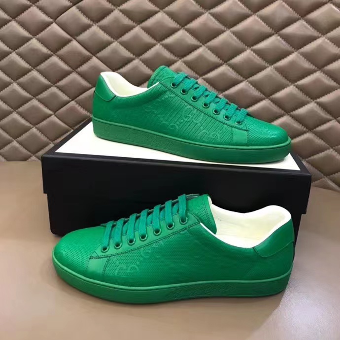 Gucci GG Sneaker In Green - PerfectKickZ