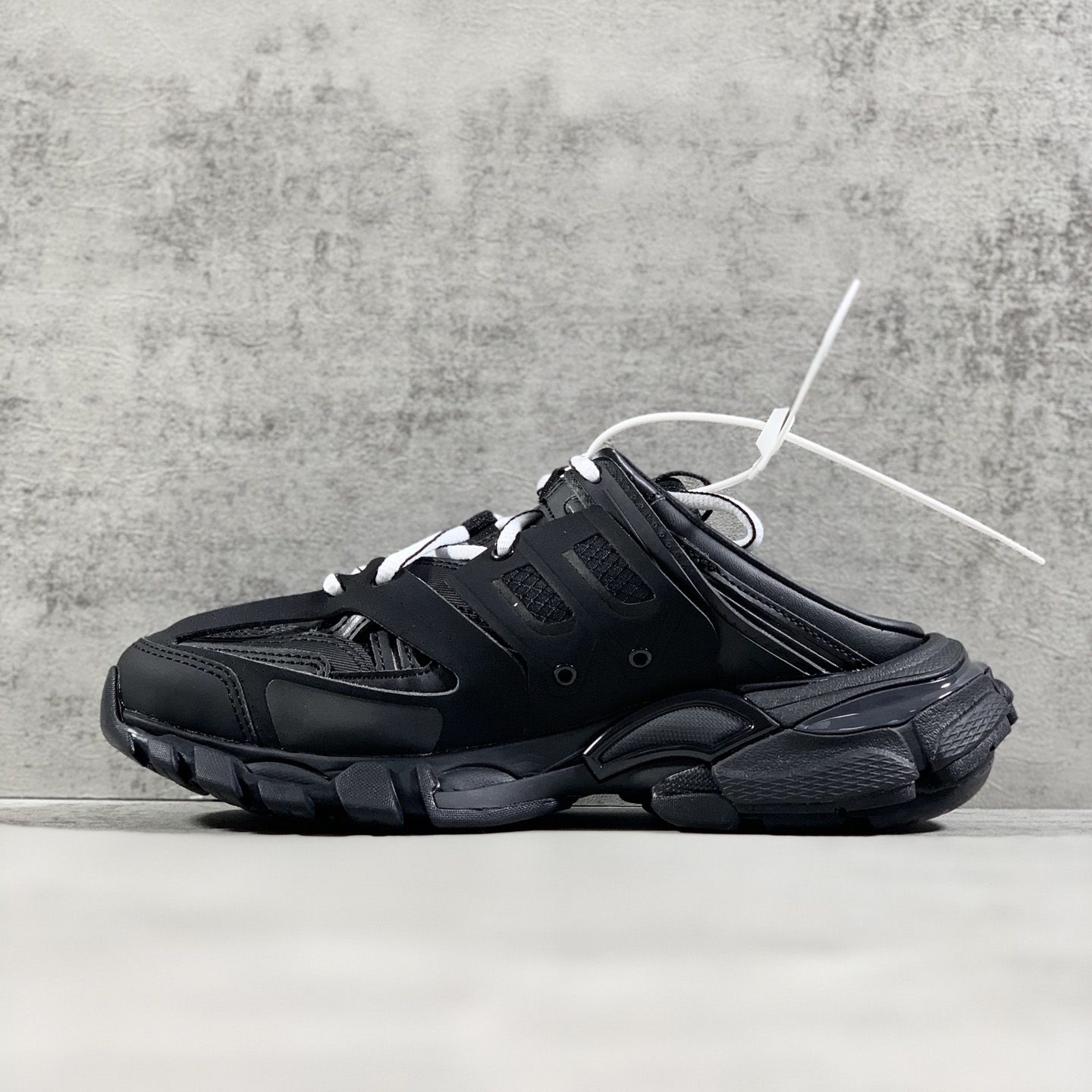 Balenciaga Track Mule In Black - PerfectKickZ