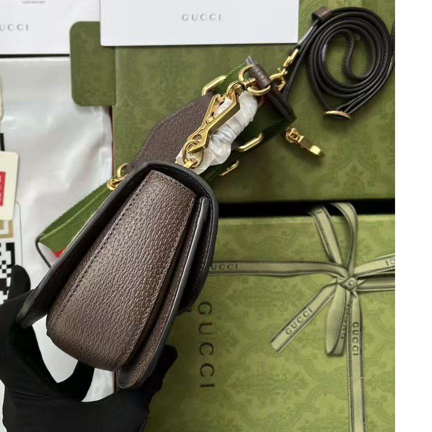 Gucci GG Bamboo Handle Bag（17-12-7.5CM） - PerfectKickZ