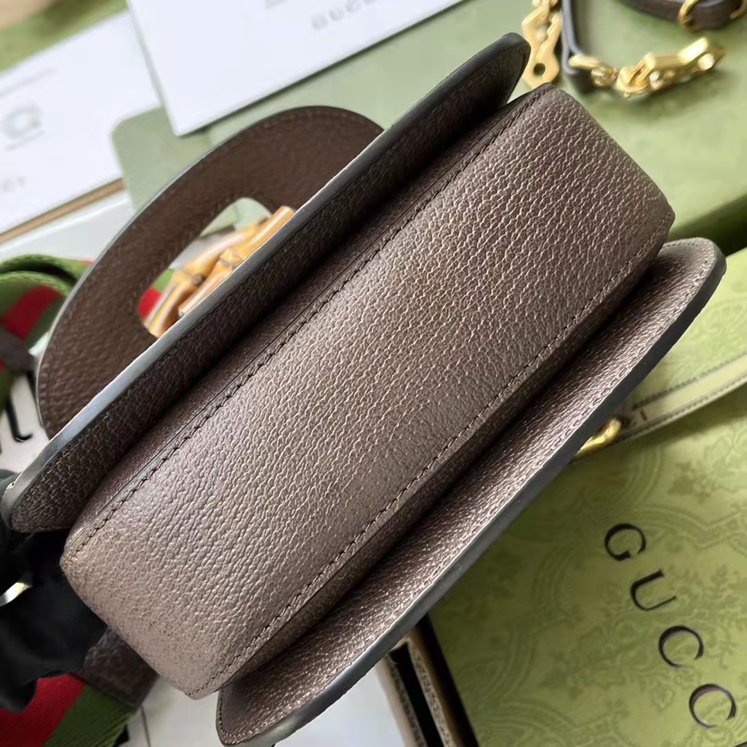 Gucci GG Bamboo Handle Bag（17-12-7.5CM） - 