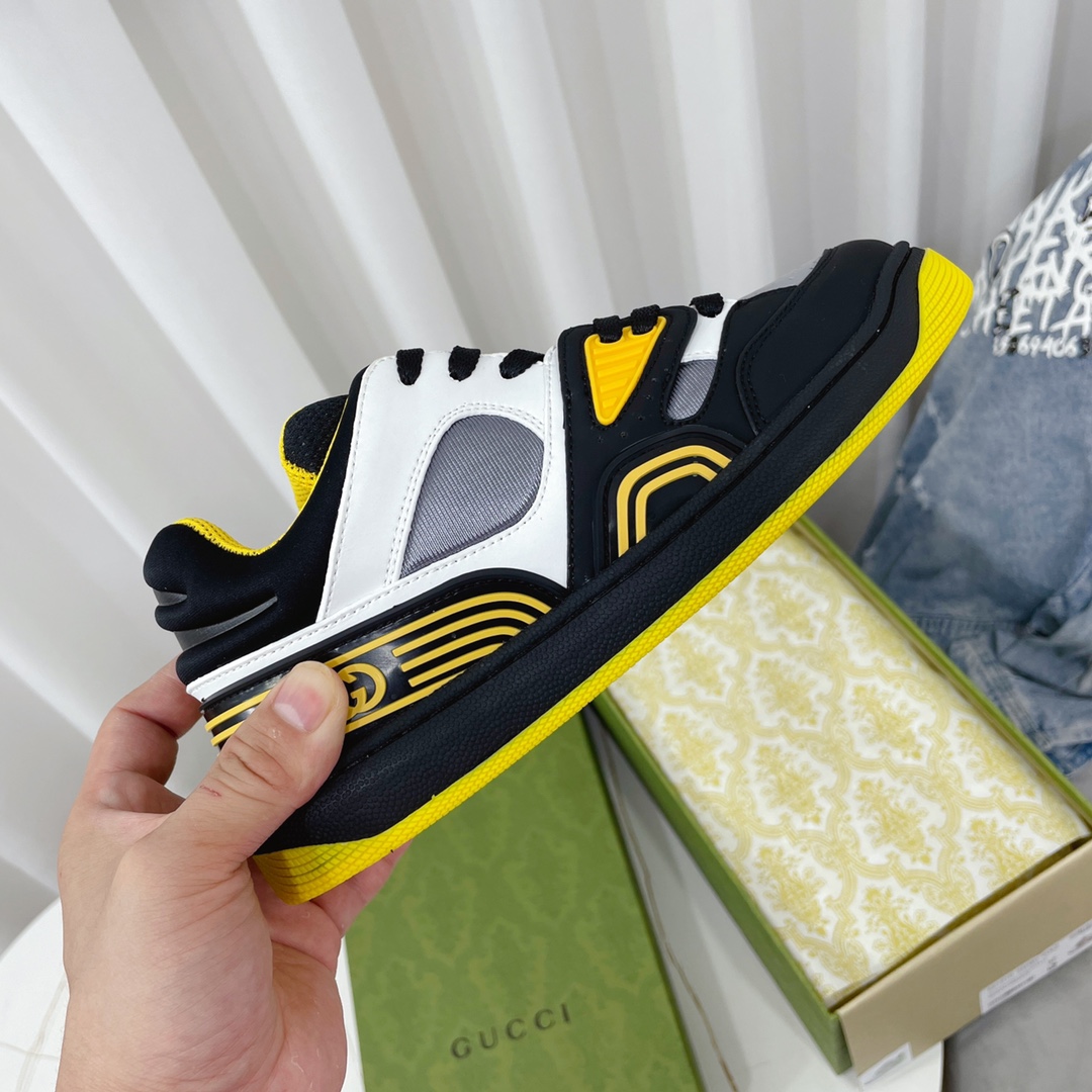 Gucci  Basket Sneaker With Lnterlocking G  - PerfectKickZ