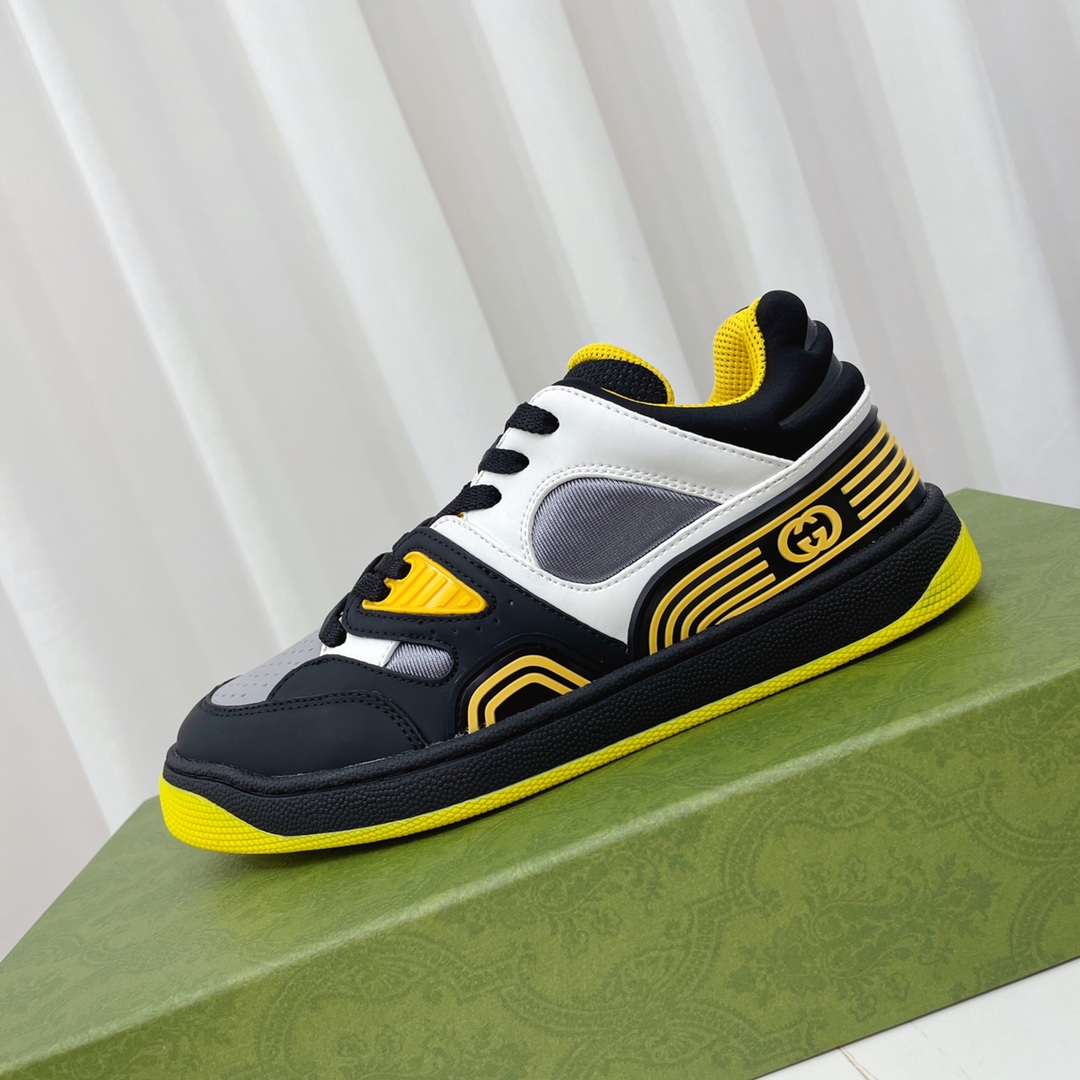 Gucci  Basket Sneaker With Lnterlocking G  - PerfectKickZ