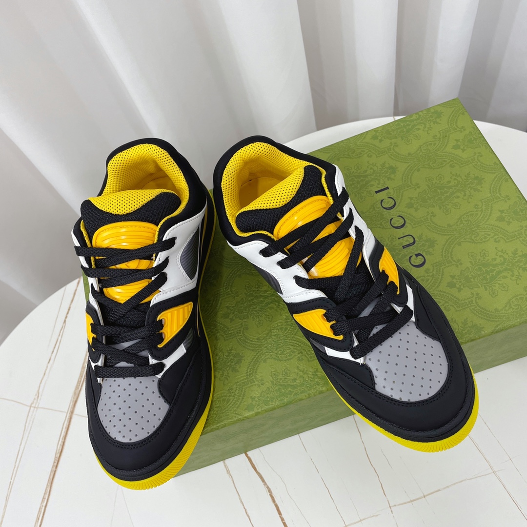 Gucci  Basket Sneaker With Lnterlocking G  - PerfectKickZ