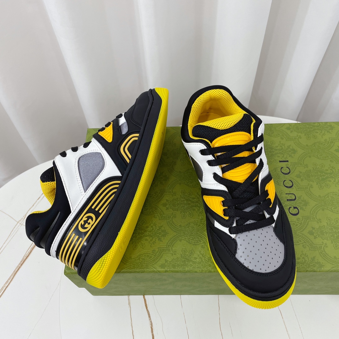 Gucci  Basket Sneaker With Lnterlocking G  - PerfectKickZ