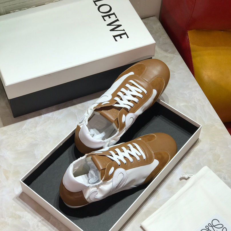Loewe Ballet Runner In Nylon And Calfskin - PerfectKickZ