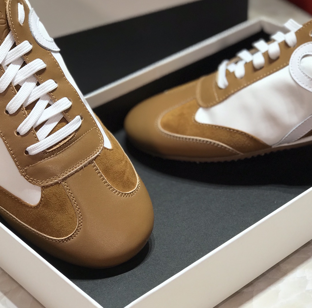 Loewe Ballet Runner In Nylon And Calfskin - PerfectKickZ