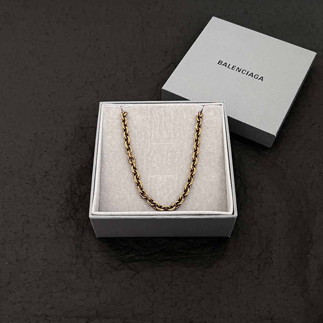 Balenciaga Vintage Style Necklace - PerfectKickZ