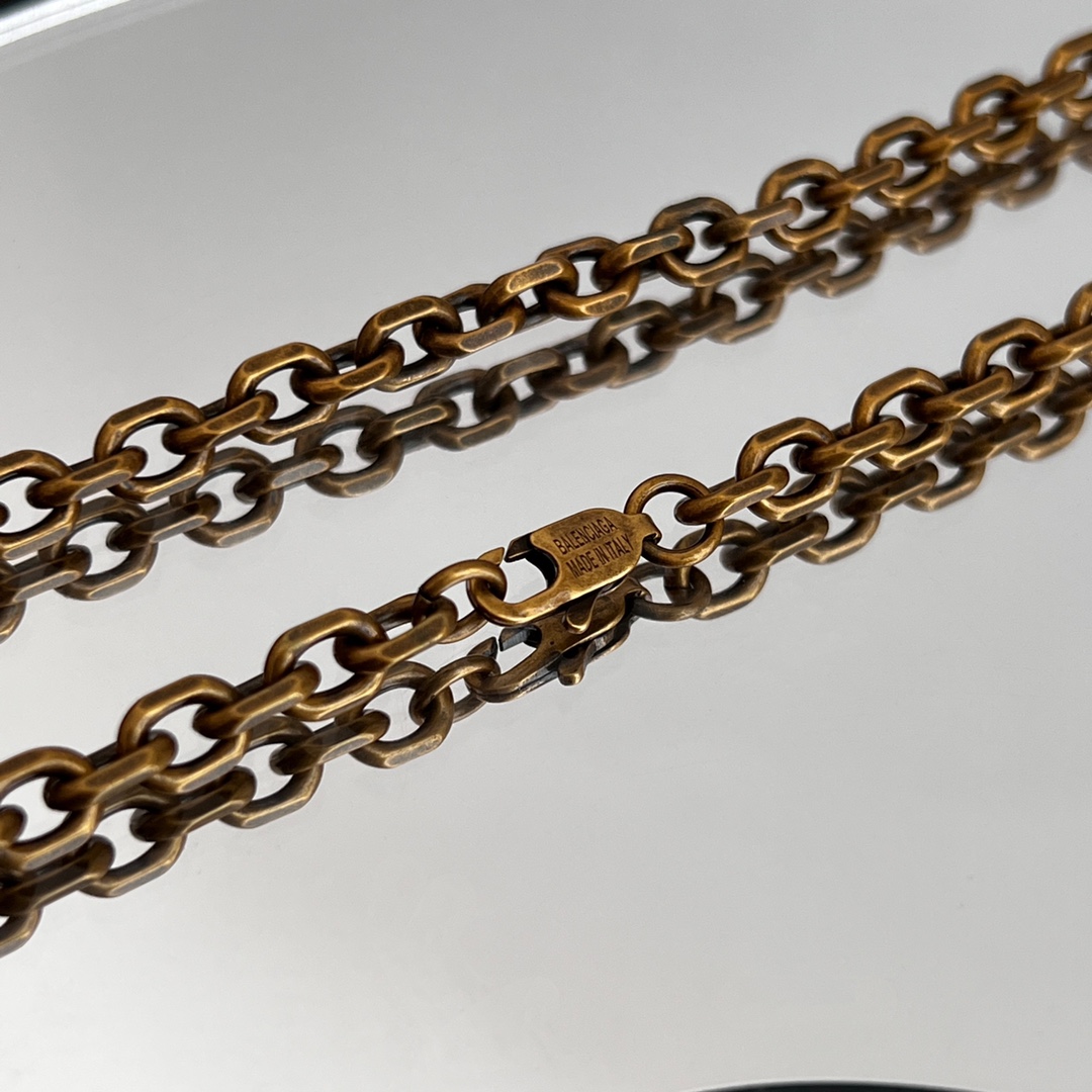 Balenciaga Vintage Style Necklace - PerfectKickZ