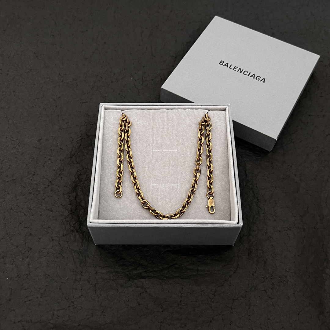 Balenciaga Vintage Style Necklace - PerfectKickZ