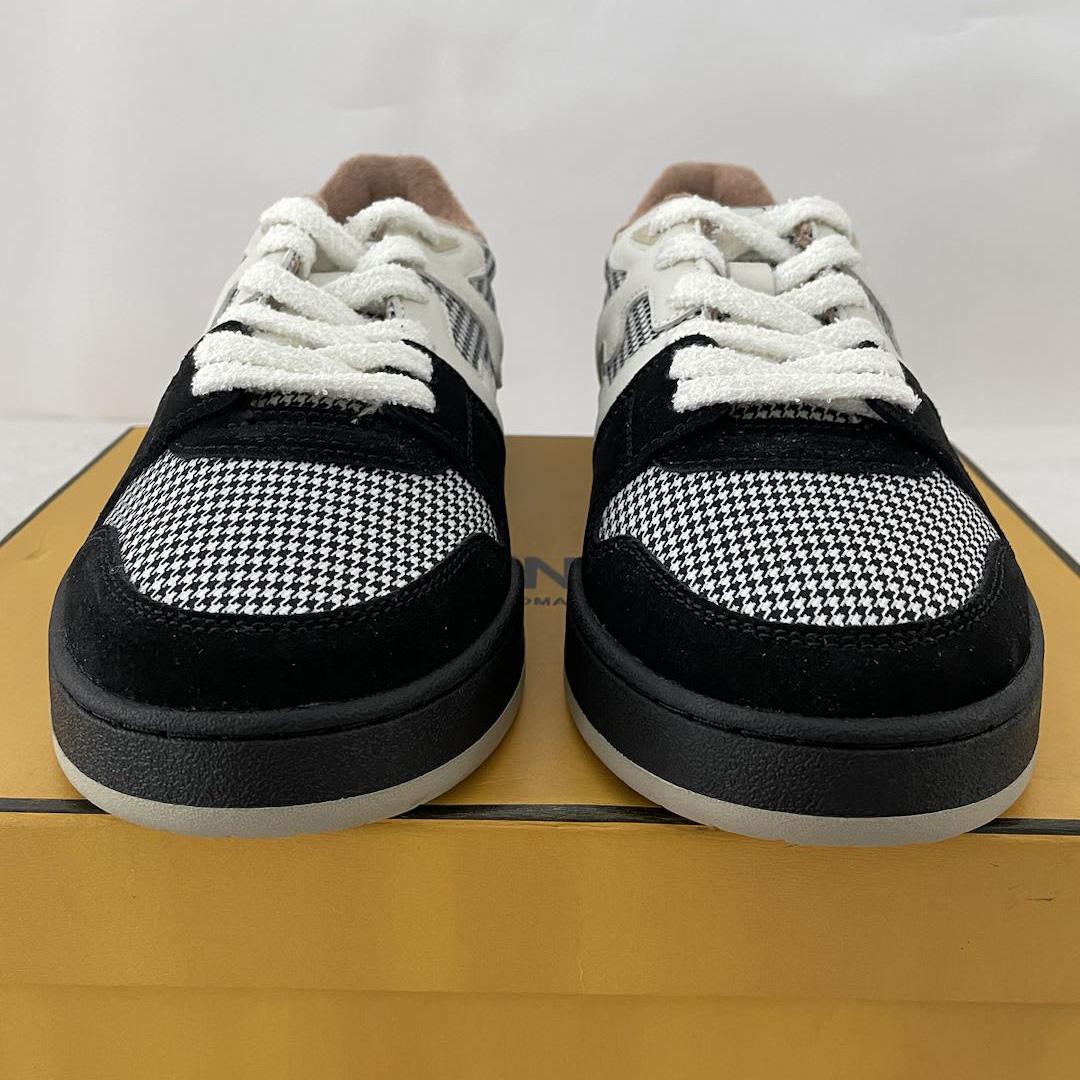 Fendi Match Low Tops In Black Suede Sneaker - PerfectKickZ
