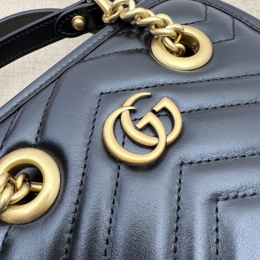 Gucci GG  Marmont Mini Handbag （16-19-7CM） - PerfectKickZ