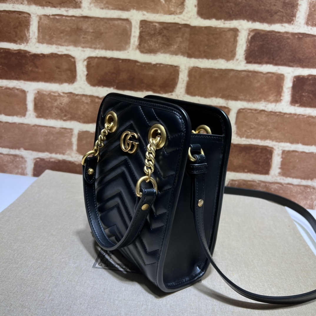 Gucci GG  Marmont Mini Handbag （16-19-7CM） - 