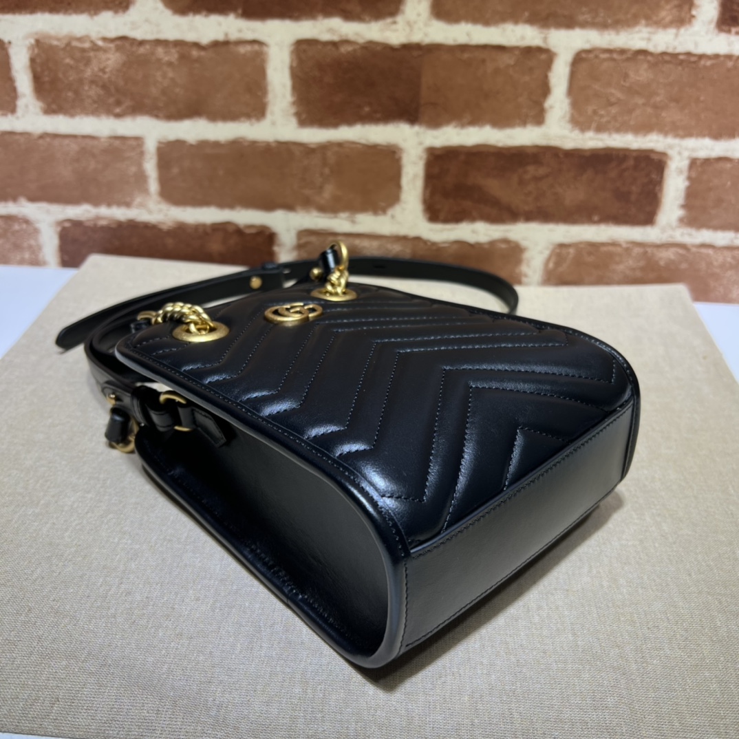 Gucci GG  Marmont Mini Handbag （16-19-7CM） - 