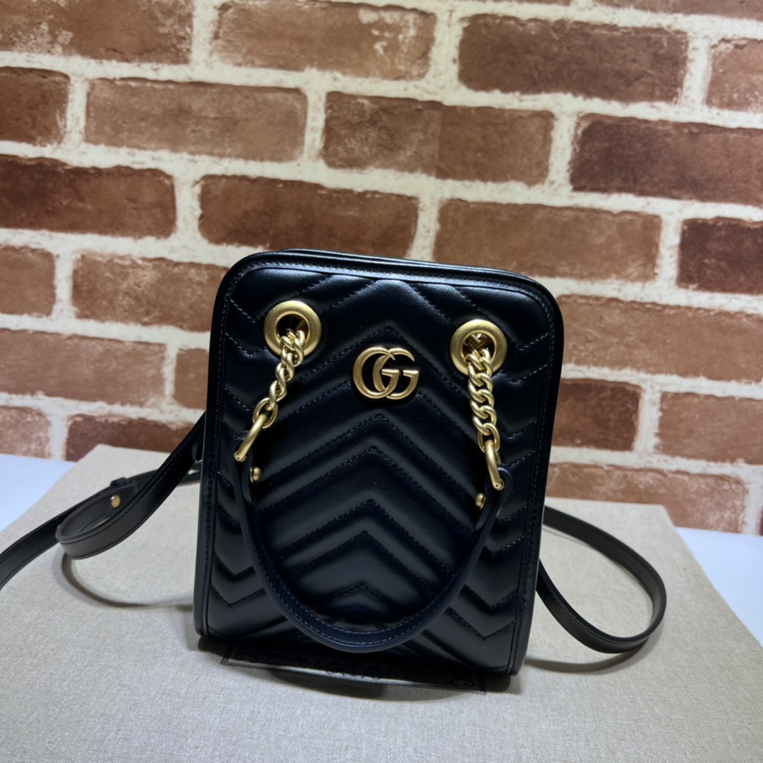 Gucci GG  Marmont Mini Handbag （16-19-7CM） - PerfectKickZ