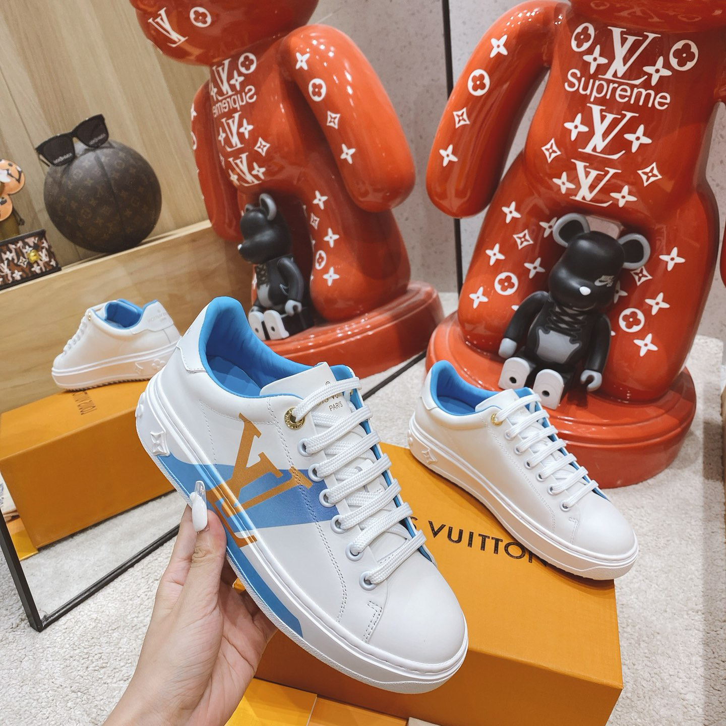 Louis Vuitton Logo Sneaker - PerfectKickZ