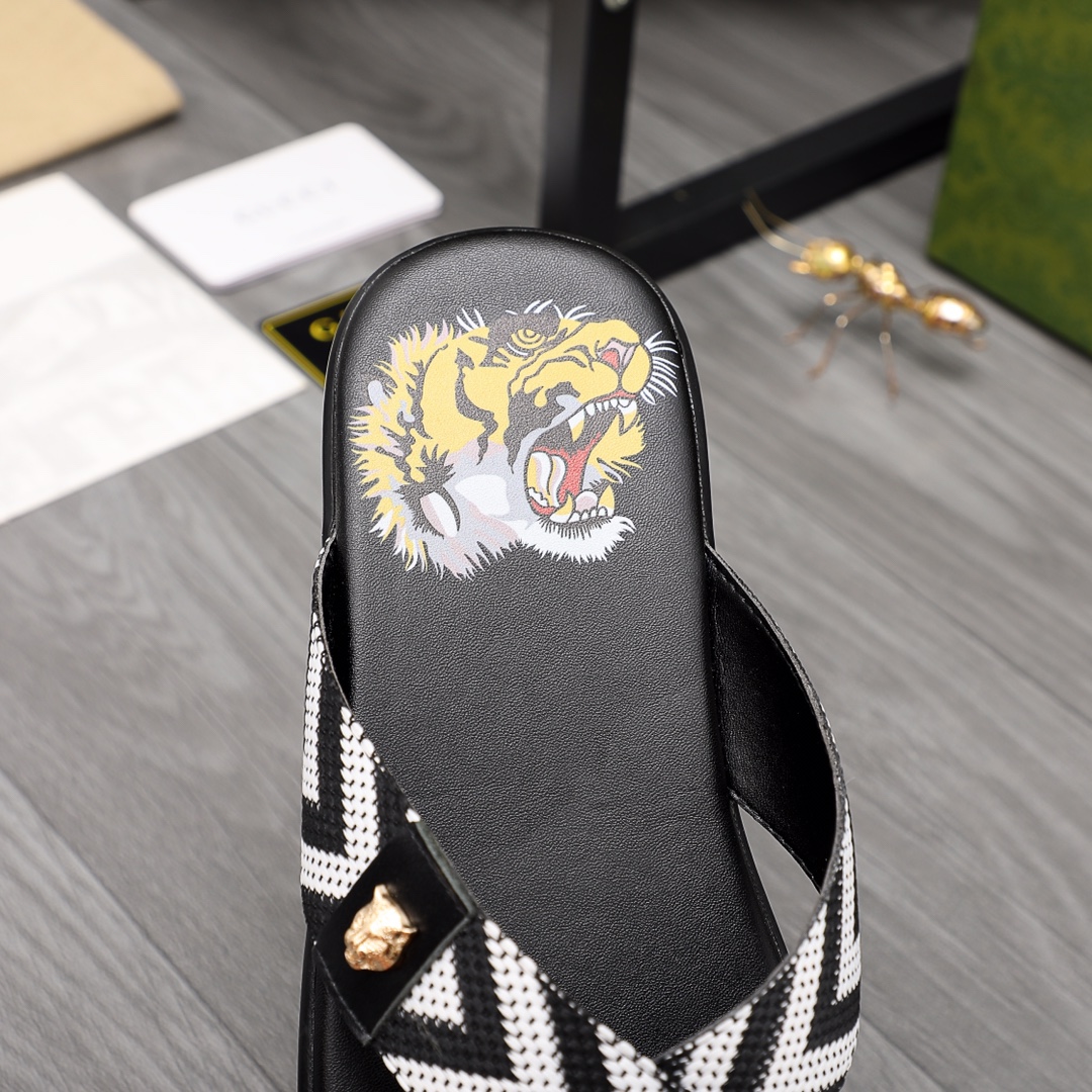 Gucci Web Slide Sandal - PerfectKickZ