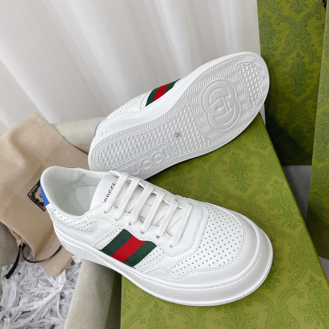 Gucci GG Chunky B Series Men's &Women's Sneakers With Web(Upon UK SIZE) - PerfectKickZ