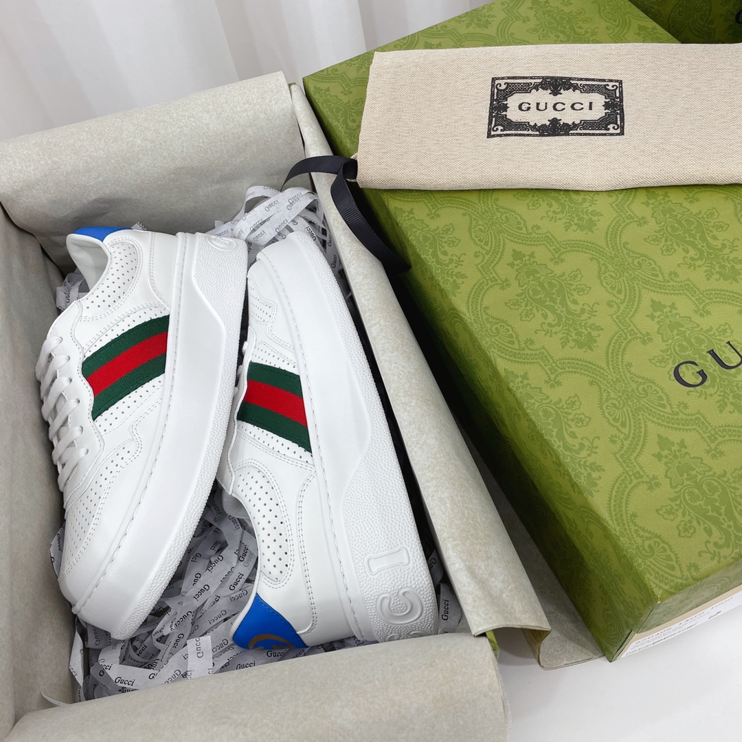 Gucci GG Chunky B Series Men's &Women's Sneakers With Web(Upon UK SIZE) - 