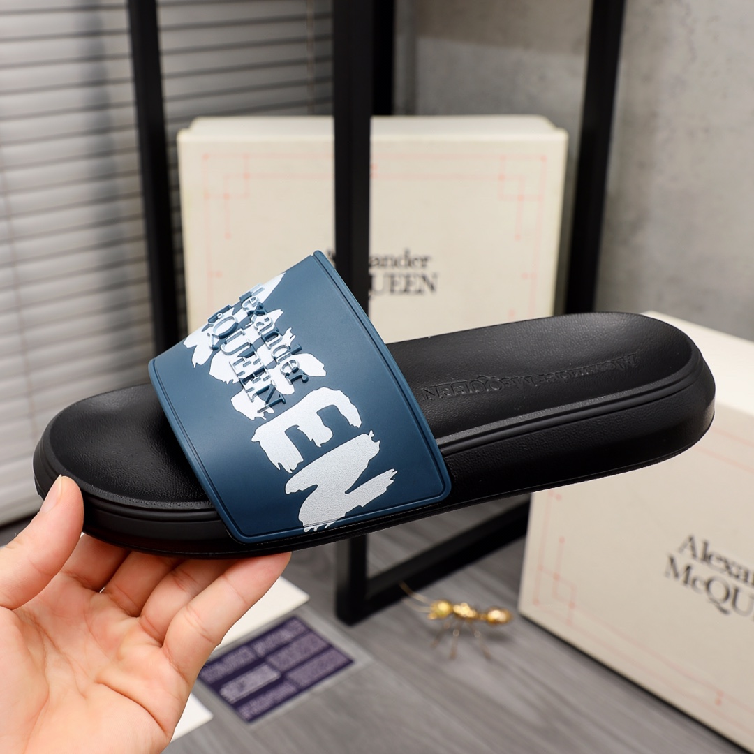 Alexander Mqueen Logo Slipper - 