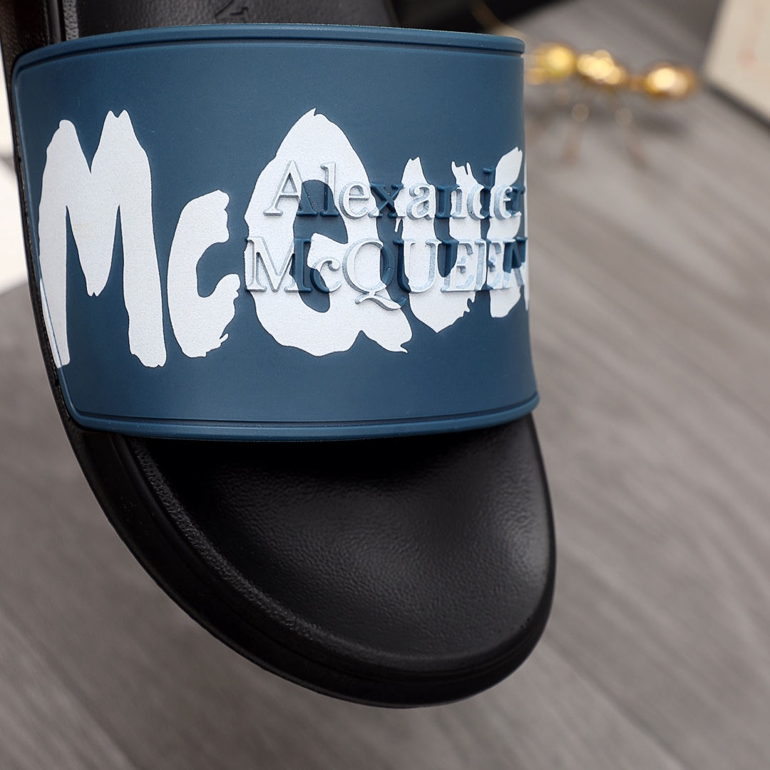 Alexander Mqueen Logo Slipper - 