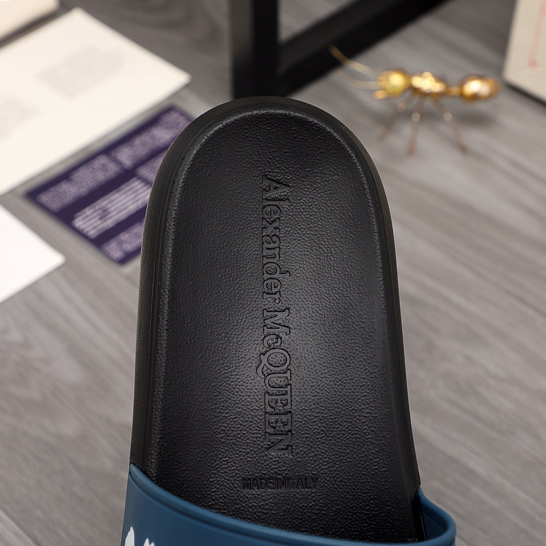 Alexander Mqueen Logo Slipper - 
