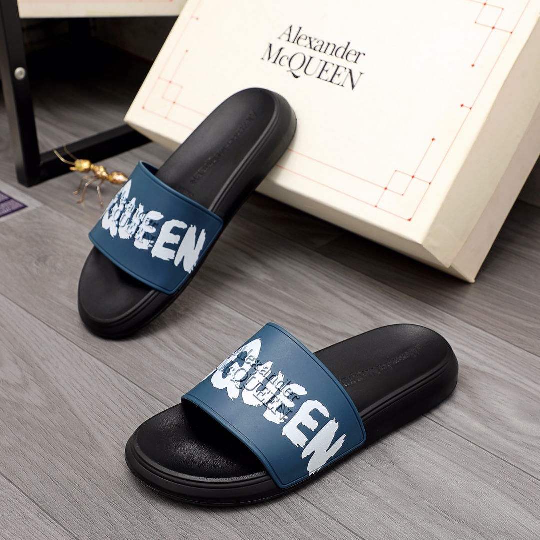 Alexander Mqueen Logo Slipper - PerfectKickZ
