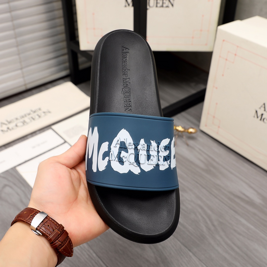 Alexander Mqueen Logo Slipper - 